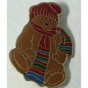 Vintage 1984 Schmid Gordon Fraser Teddy Bear Lapel Pin Brooch